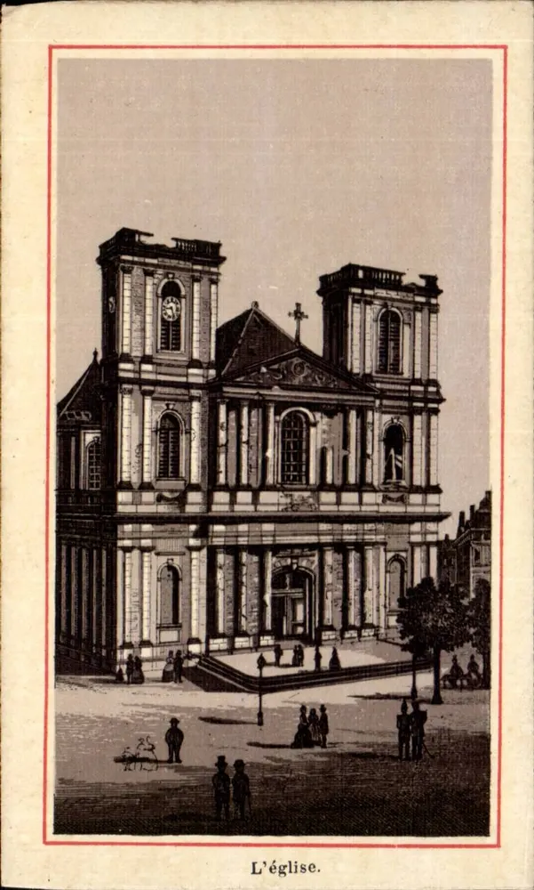 Igreja — vista geral — editor não identificado, número de série não visível - Frente