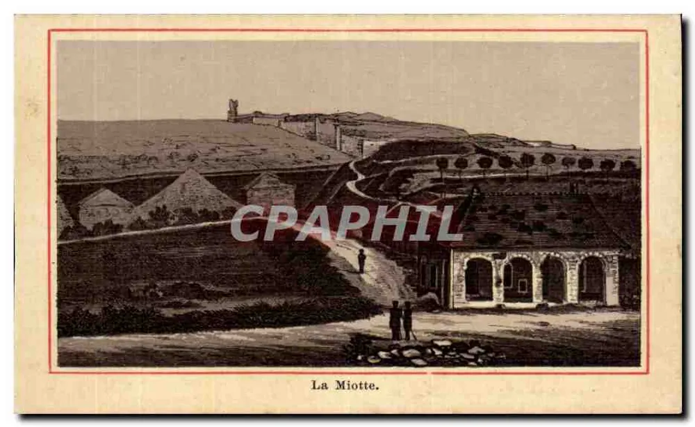 La Miotte — widok panoramiczny — wydawca nieznany - Awers