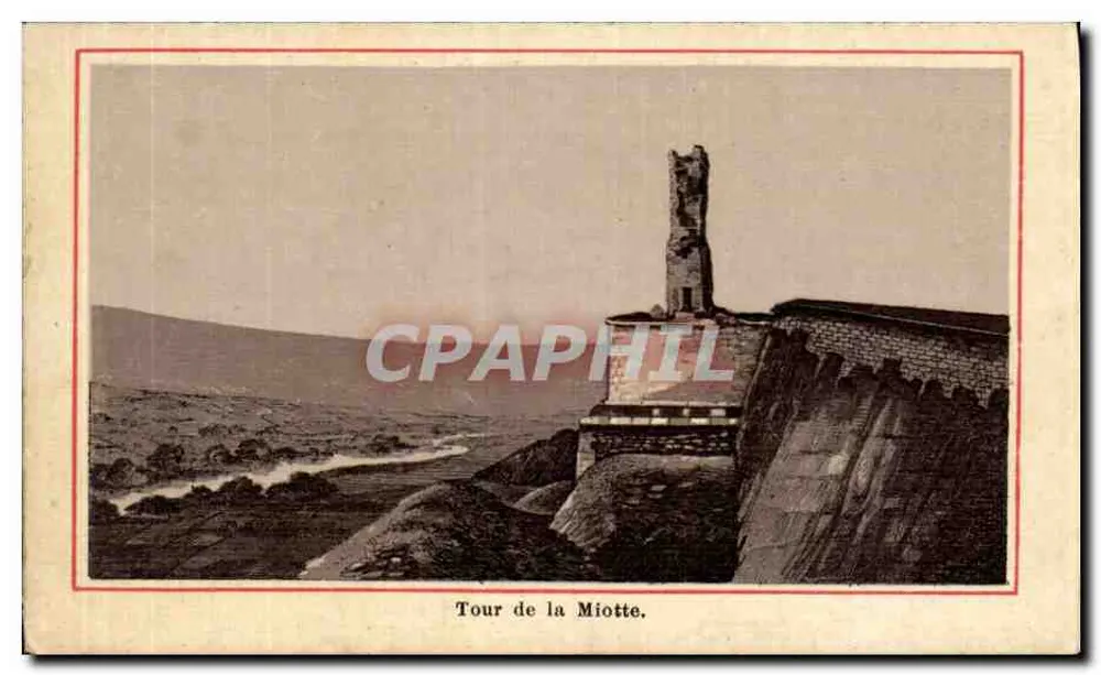 Torre de La Miotte — vista panorâmica — sem editor ou número de série visíveis - Frente