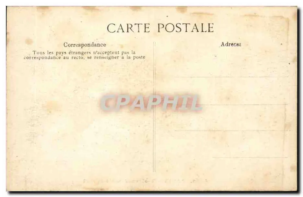 Paris — Boulevard Saint-Michel — n° 4456 - Verso