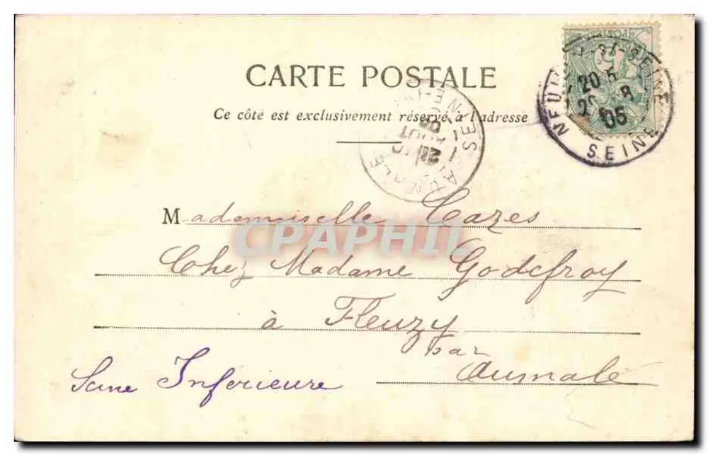 Paris - The Chamber of Deputies — anonymous publisher, no. 44 - Back