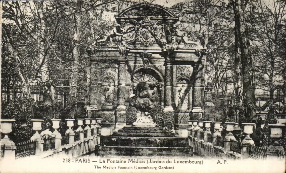 Fontaine Médicis — Jardins du Luxembourg — A.P. n°238 - Vorderseite