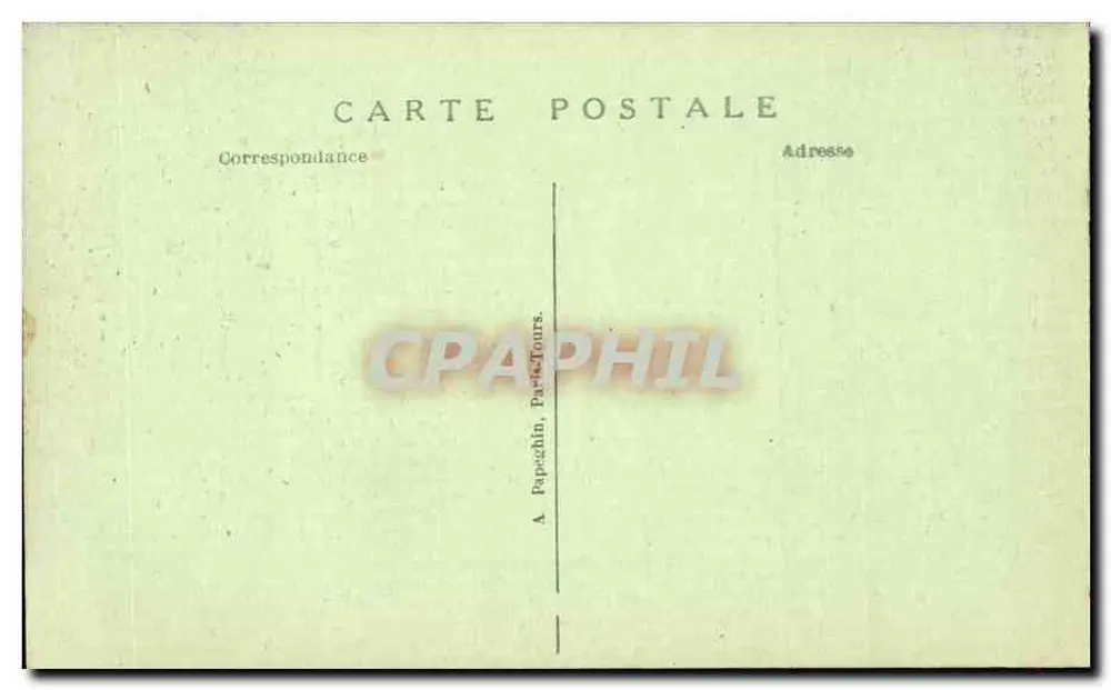 Paris — Das Palais und der Garten des Luxembourg — A.P. 235 - Rückseite