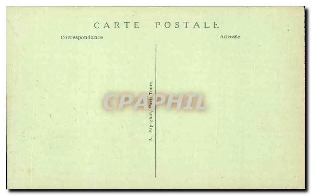 Paris — Conjunto da Place de la République — A. P. - Verso