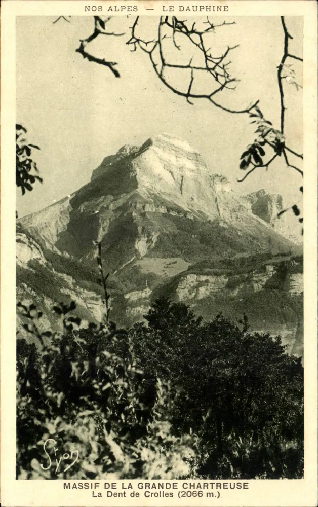 Massif da Grande Chartreuse — A Dente de Crolles (2066 m.) — Styon - Frente