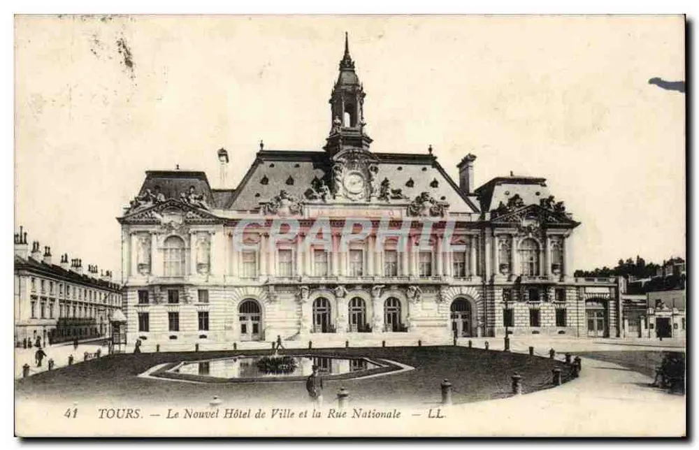 Tours — Das Neue Rathaus und die Nationale Straße — LL - Vorderseite
