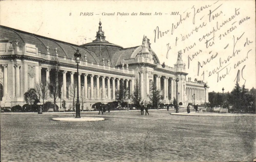 Paris — Grand Palais dos Belas Artes — MH. — n°8 - Frente