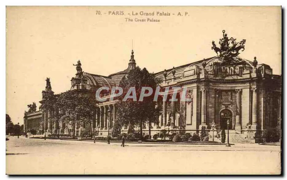 Paris - O Grande Palácio - A.P. - Frente