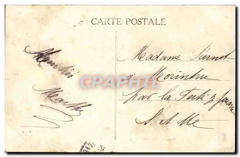 Der Bois de Boulogne (Künstlerisch) — Der Eingang zum Rosenhaus — F. F. Paris - Rückseite