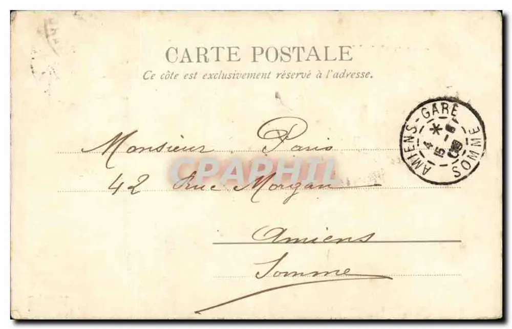 Monument de Alphonse Daudet nos Campos Elísios — Paris — editor Paris, 2470 - Verso