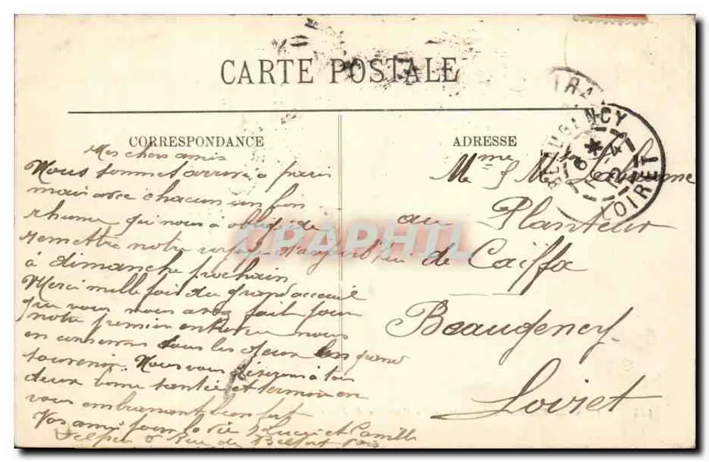 Paris — Aussicht auf die Seine vom Pavillon de Flore — LL Saunier 11 - Rückseite