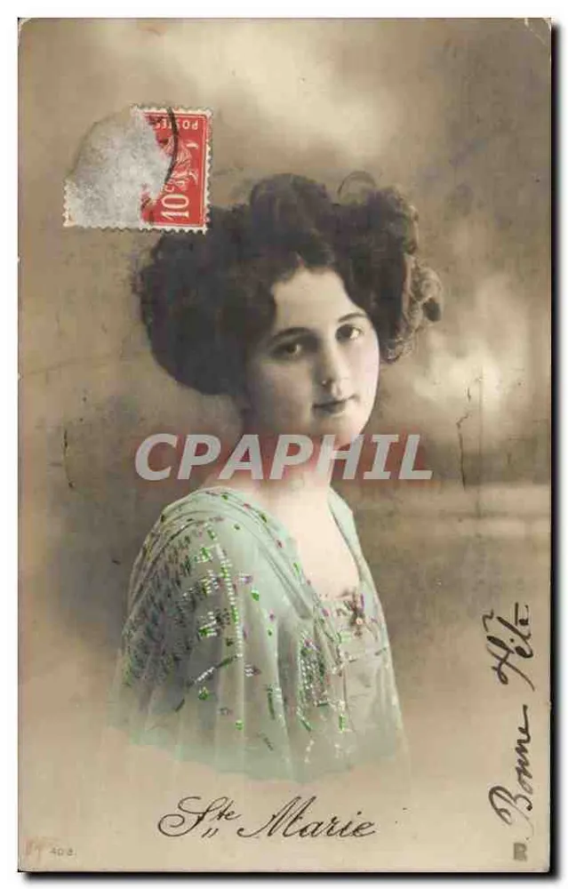 Sainte-Marie — Portrait einer jungen Frau — n°408 - Vorderseite