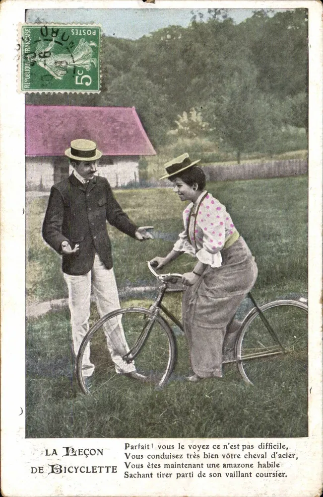 Die Fahrradstunde — Verlag nicht sichtbar, Seriennummer nicht lesbar - Vorderseite