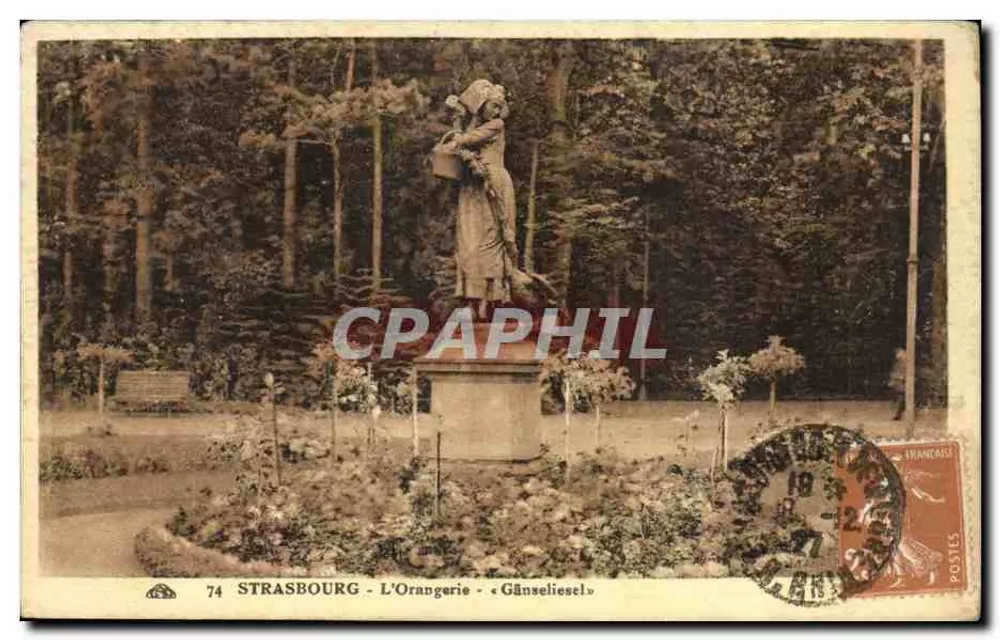 Strasbourg - L'Orangerie - « Gänse Liesel » - Frente