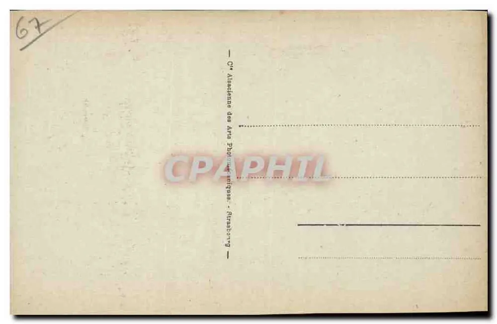 Estrasburgo - Casa Kammerzell — editor Rodhars, n° 42 - Verso