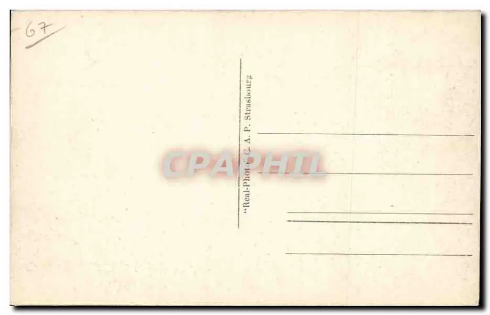 Straßburg — Teil der Petite France — C.A.P. n°431 - Rückseite