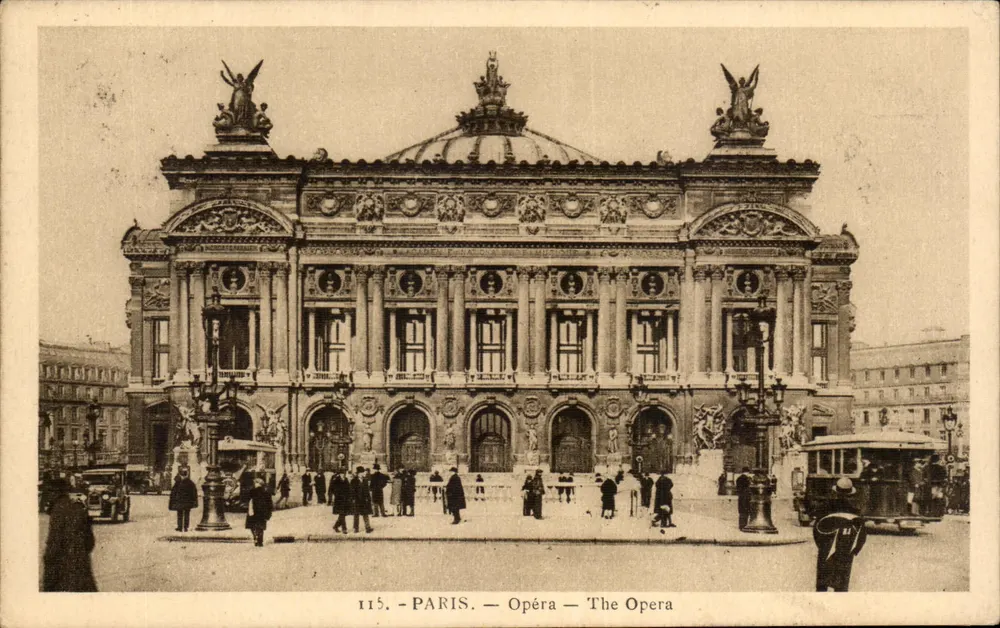 Paryż — Operę — The Opera — 115 - Awers