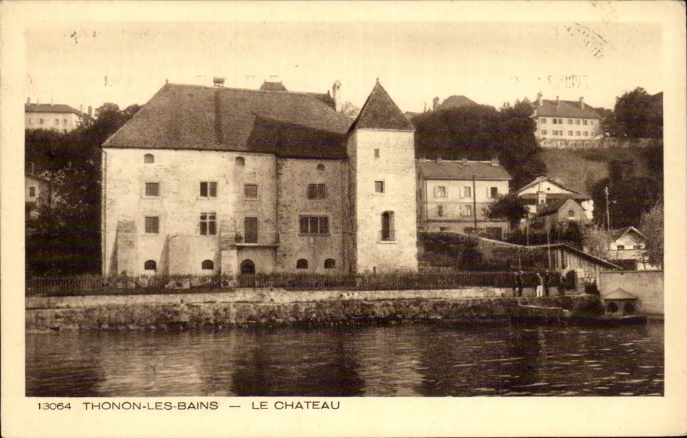 Thonon-les-Bains — Zamek — wydawca Braun & Cie, nr 13064 - Awers