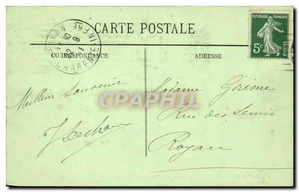 Paris (1.) — Die Place du Châtelet und der Boulevard Sébastopol — LL. — Nr. 114 - Rückseite