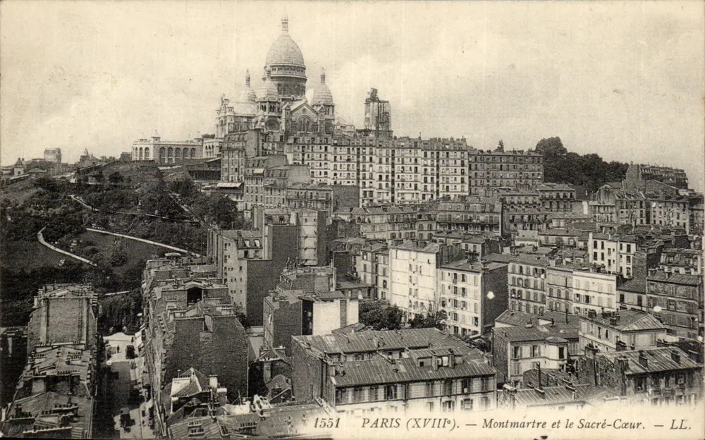 Paris (XVIIIe) — Montmartre et le Sacré-Cœur — LL. - Recto