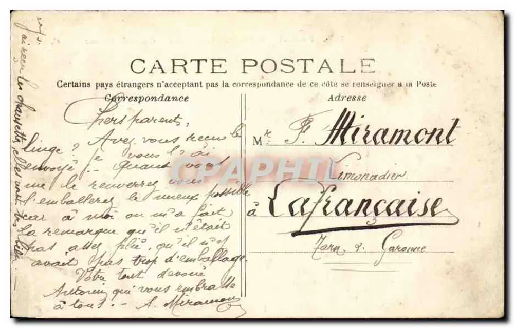 Paris - Gare Saint-Lazare - Cour de Rome — R.R. Otalir, C.M. - Verso