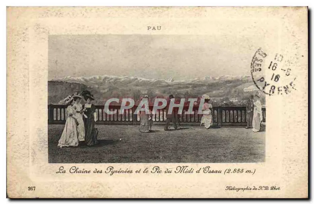 Die Pyrenäen und der Pic du Midi d'Ossau (2.885 m.) — Pau — N.D. Phot. — n° 267 - Vorderseite