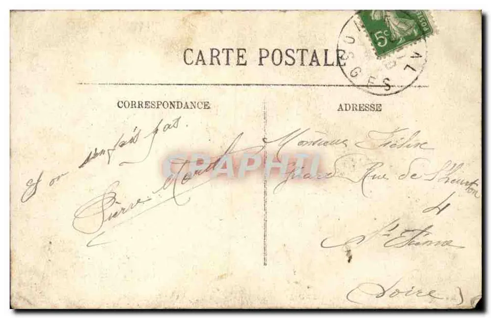 Épinal — A Casa Romana — LL - Verso