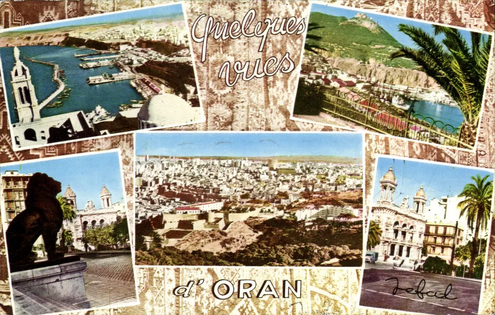 Einige Ansichten von ORAN — Verleger JEFAL, Nr. 1612 - Vorderseite