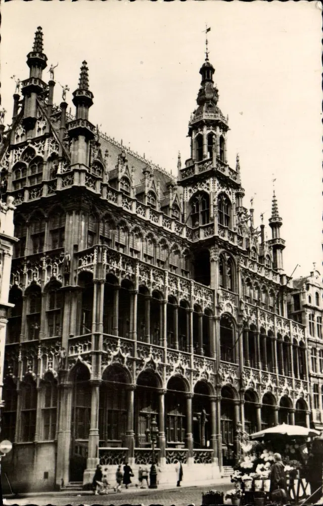 Bruxelles - Maison du Roi - Huis des Konings Broodhuis — éditeur Photo veritablie - Recto