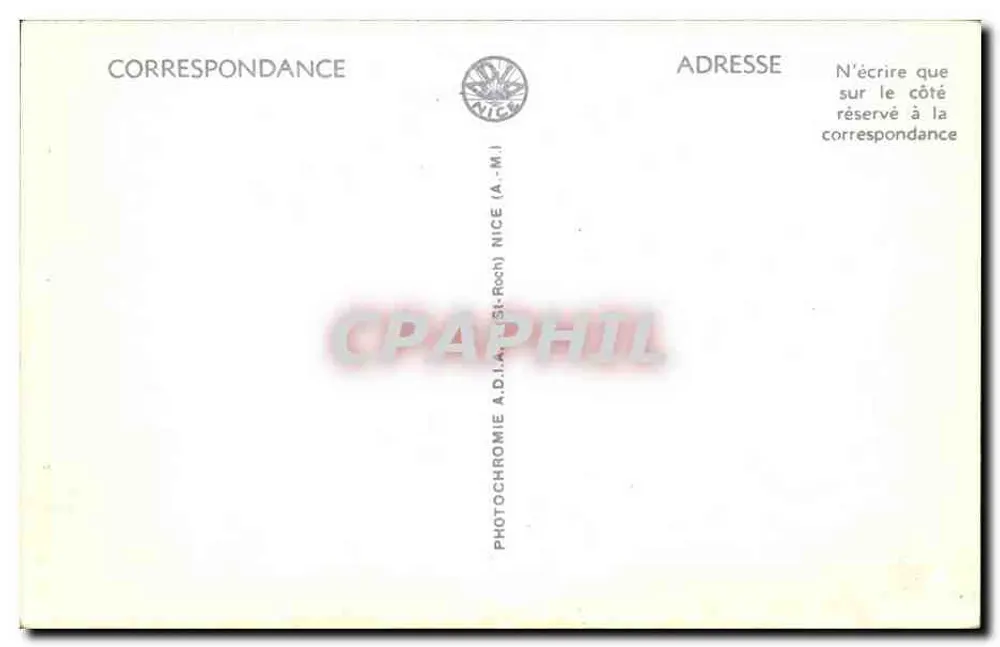 Grimaldi-Ventimiglia — Balzi Rossi — Frontière Italo-Française — A.D.I.A. - Verso