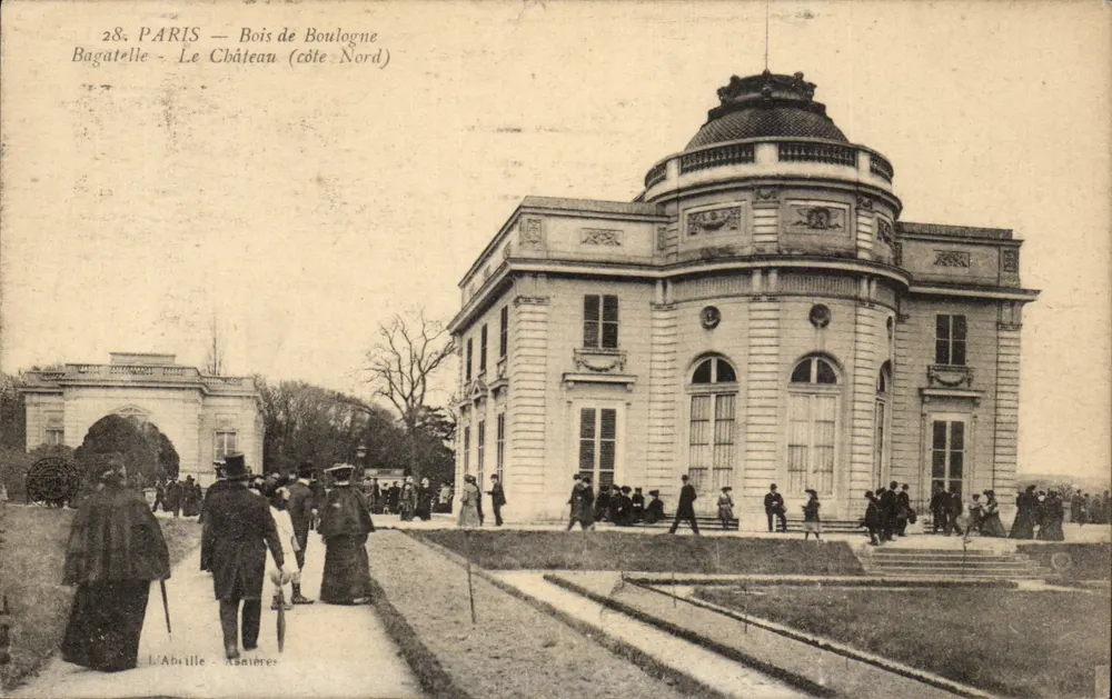 Paris — Bois de Boulogne — Das Schloss (Nordseite) — L’Abitille - Asnières - Vorderseite