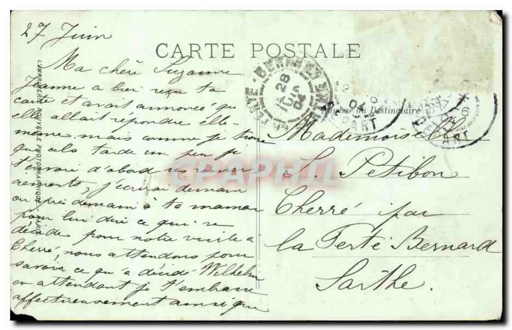 Parijs — De Place des Victoires — LL. n°384 - Achterkant