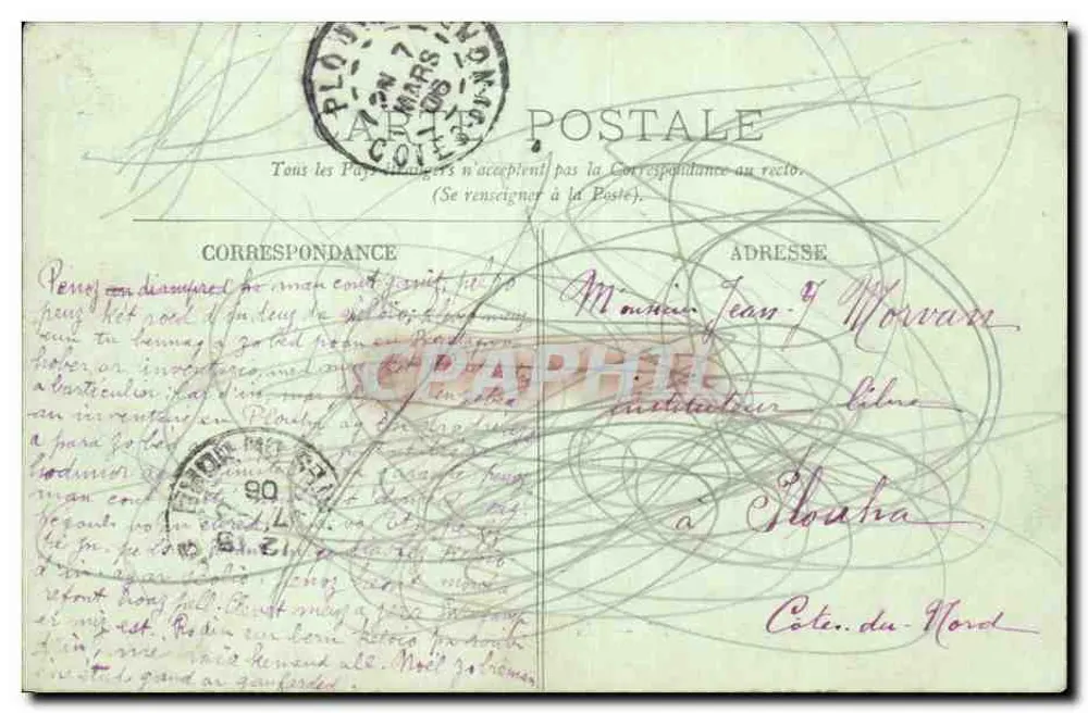 PARIS — A Estátua de Henri IV — LL. — Editor LL, n° 382 - Verso