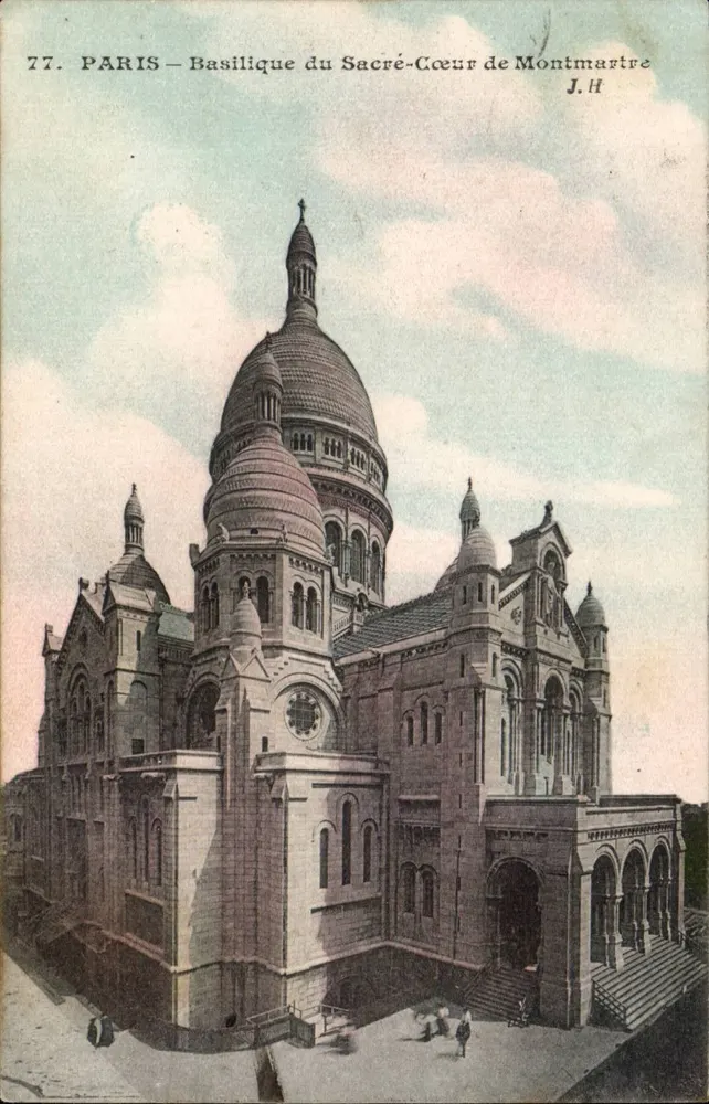 Paris — Basilika des Heiligen Herzens von Montmartre — J.H. Nr. 77 - Vorderseite