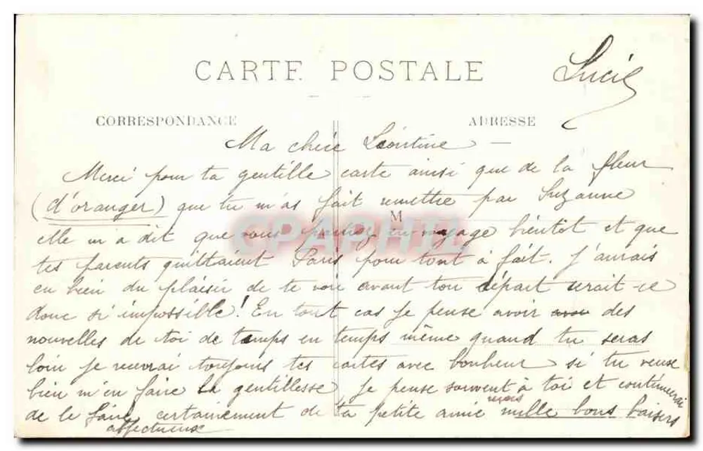 Paris — Le Square d'Anvers et le Sacré-Cœur — G.I. — n°380 - Verso