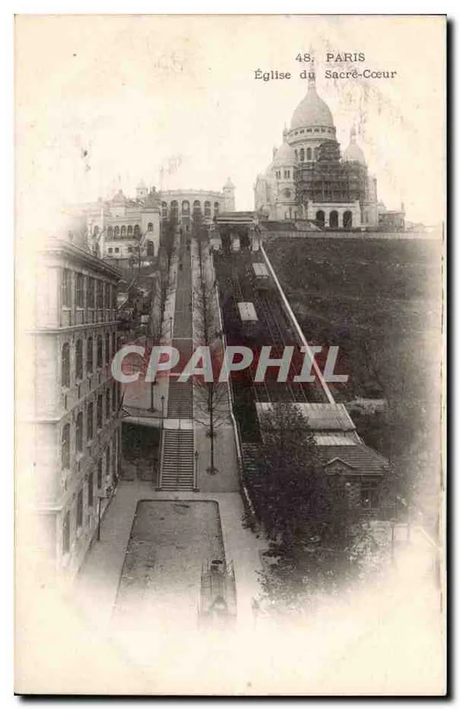Kirche des Heiligen Herzens — Paris — Nr. 48 - Vorderseite