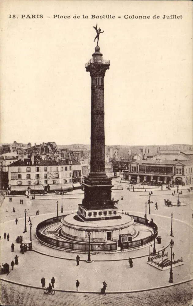 Paris - Place de la Bastille - July Column - Vorderseite