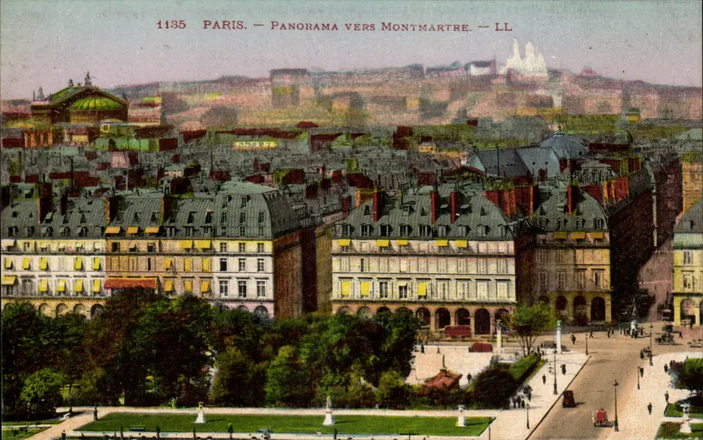 Paris — Panorama em direção a Montmartre — LL - Frente