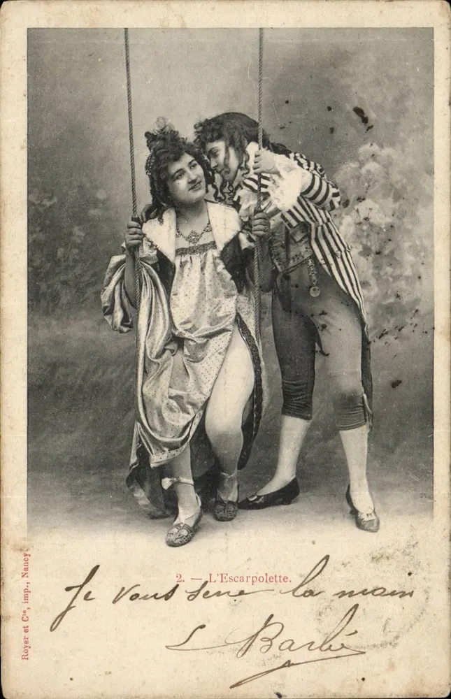 Die Schaukel — Theater Szene — Royer et Cie, Nancy, Nr. 2 - Vorderseite