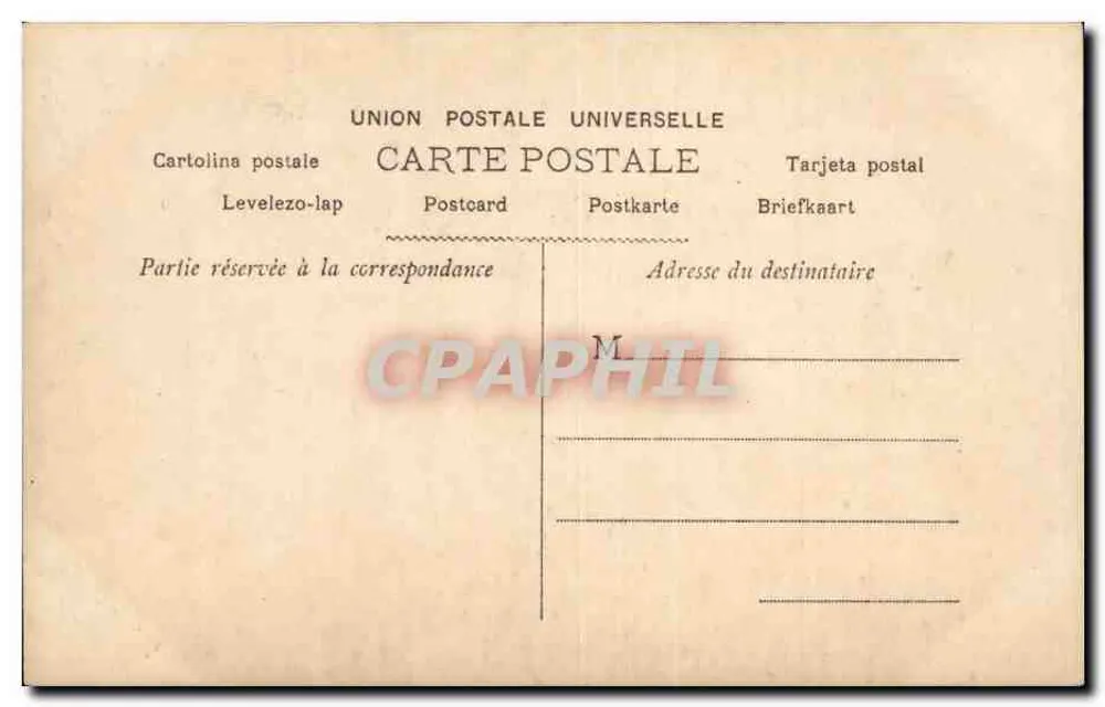 Jeux de couple au jardin — éditeur anonyme, n° 615 - Verso