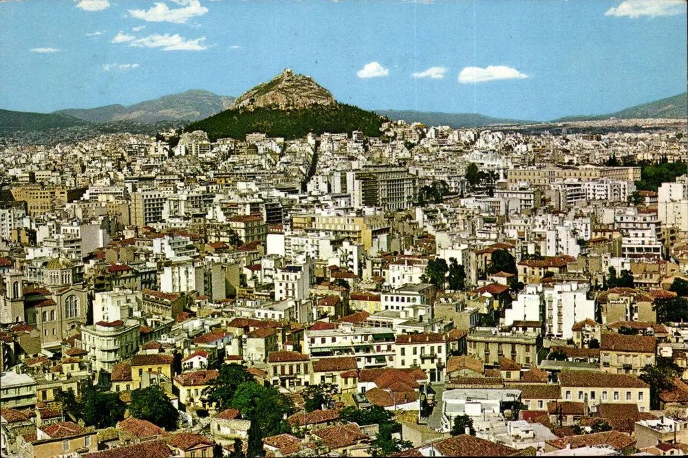 Atenas — Vista parcial — editor desconhecido, número de série não visível - Frente