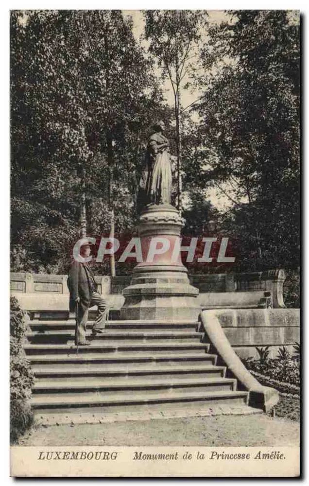 Luxemburgo — Monumento alla Principessa Amélie - Recto