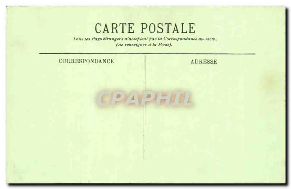 Paris (VIe) — A Academia de Medicina — LL. n° 1341 - Verso