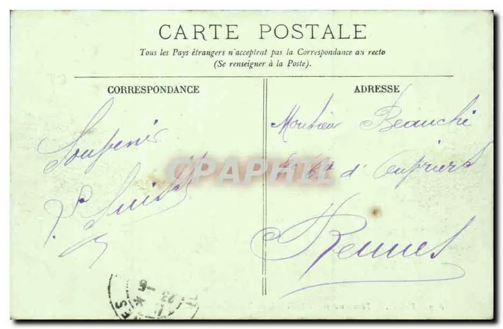 Paris — Panorama über die Seine vom Trocadéro — LL. — n°839 - Rückseite