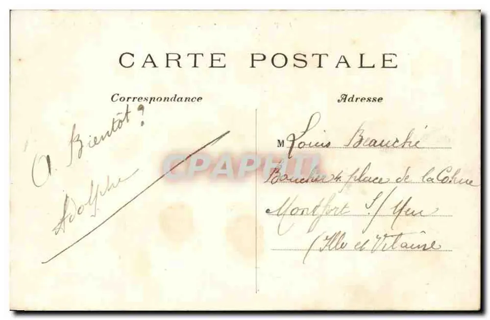 Paris (1.) — Panoramablick auf die Kirche Notre-Dame — E.V. 814 - Rückseite
