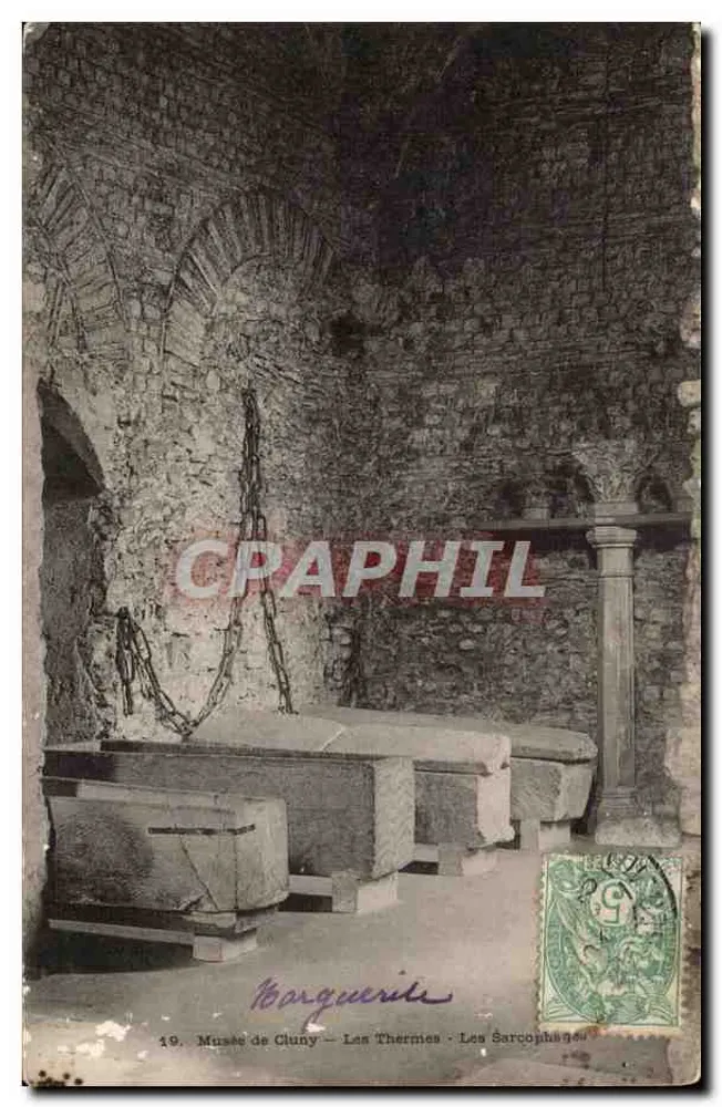 Museu de Cluny — Os Termas — Os Sarcófagos — Marguerite - Frente