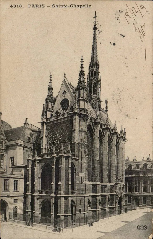 PARIS — Santa-Capela — Editora E.P.D. n° 4318 - Frente