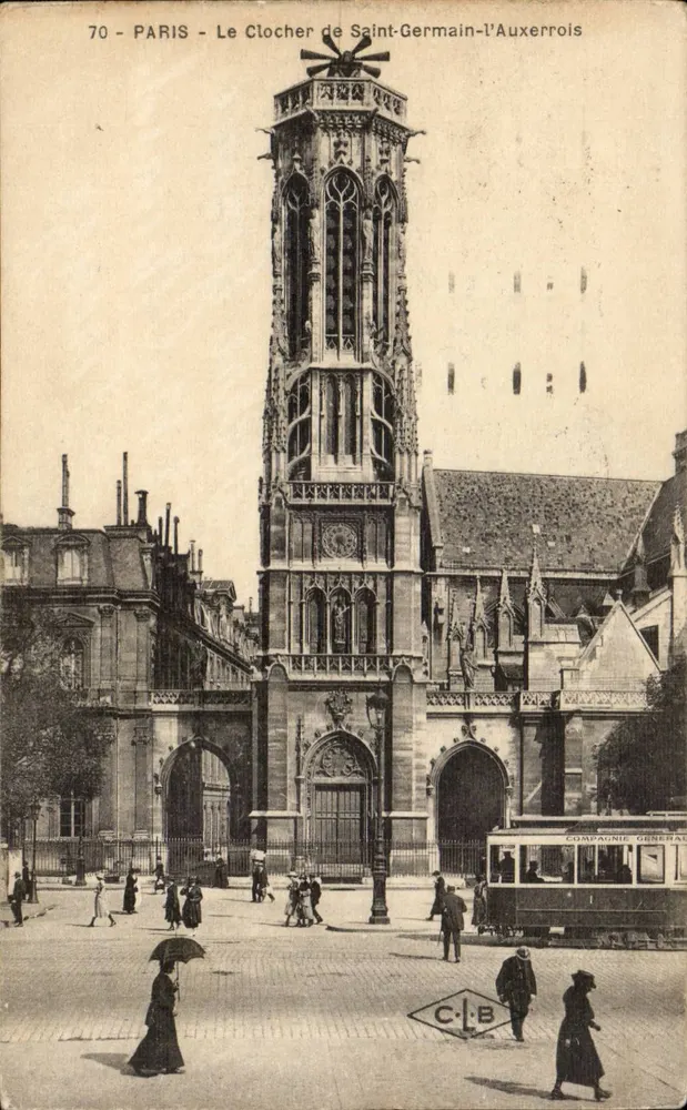 Paris - O Sintral de Saint-Germain-l'Auxerrois — Compagnie Générale — n°70 - Frente
