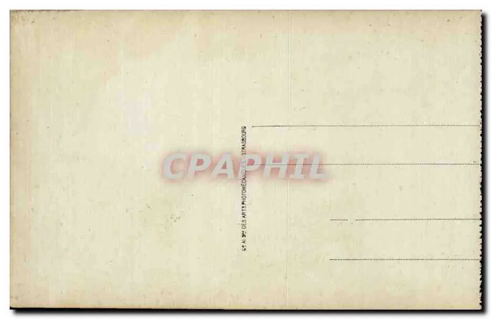 Cauterets — A Fonte Mãe de Mauhourat — Bilhete postal antigo n°46 - Verso