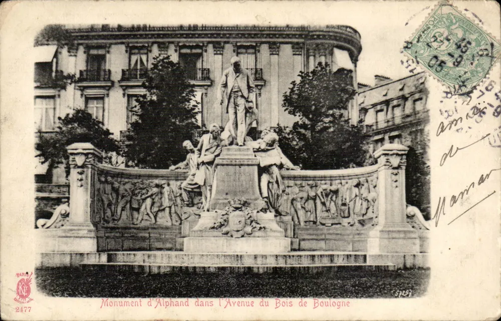 Monument d'Alphand dans l'Avenue du Bois de Boulogne — Paris — éditeur Paris, n° 2477 - Vorderseite